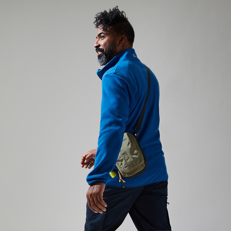 Men's Aslam Micro Half Zip Fleece - Blue/Dark Blue