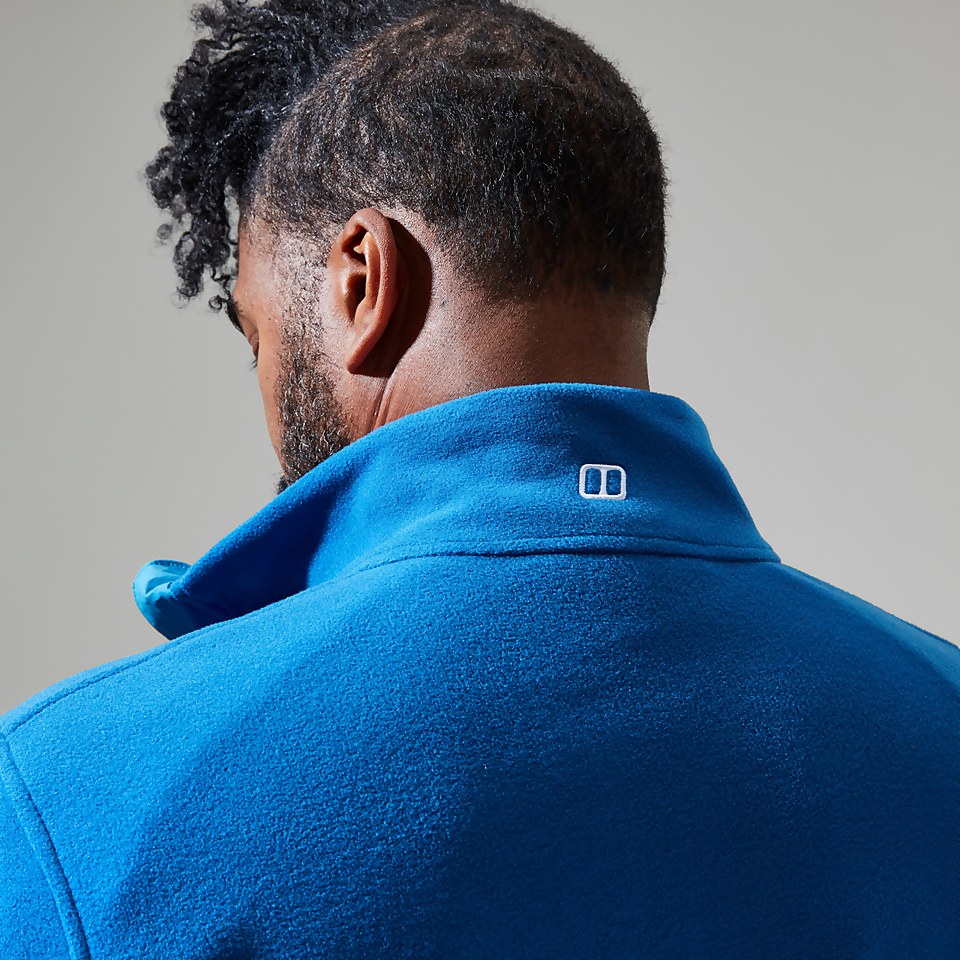 Men's Aslam Micro Half Zip Fleece - Blue/Dark Blue