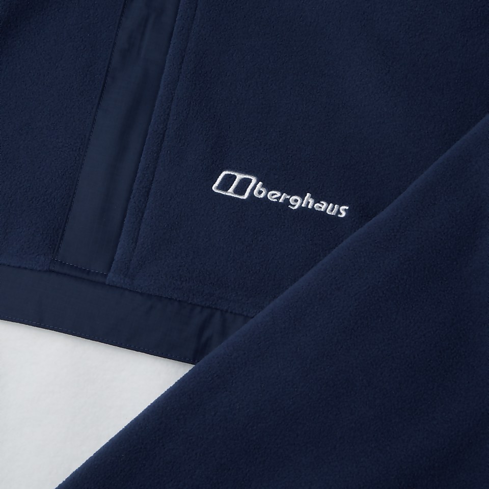 Men's Aslam Micro Half Zip Fleece - Dark Blue / White