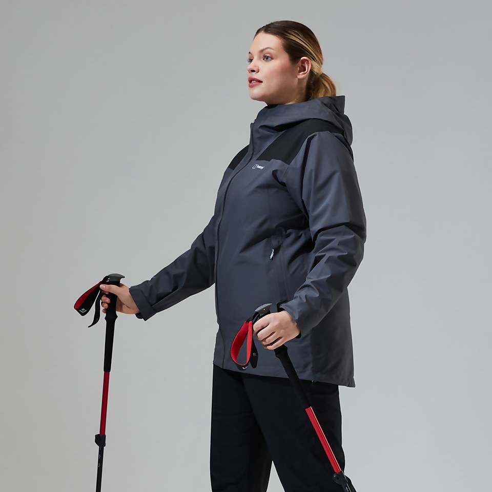 Paclite Dynak Jacken für Damen - Grau/Schwarz