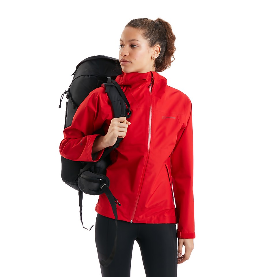 Women's Paclite Dynak Waterproof Jacket - Red