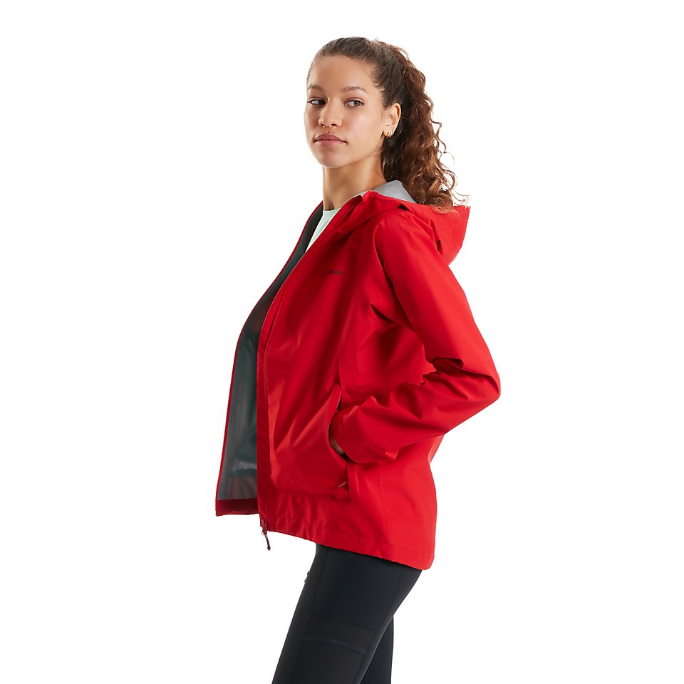 Women's Paclite Dynak Waterproof Jacket - Red