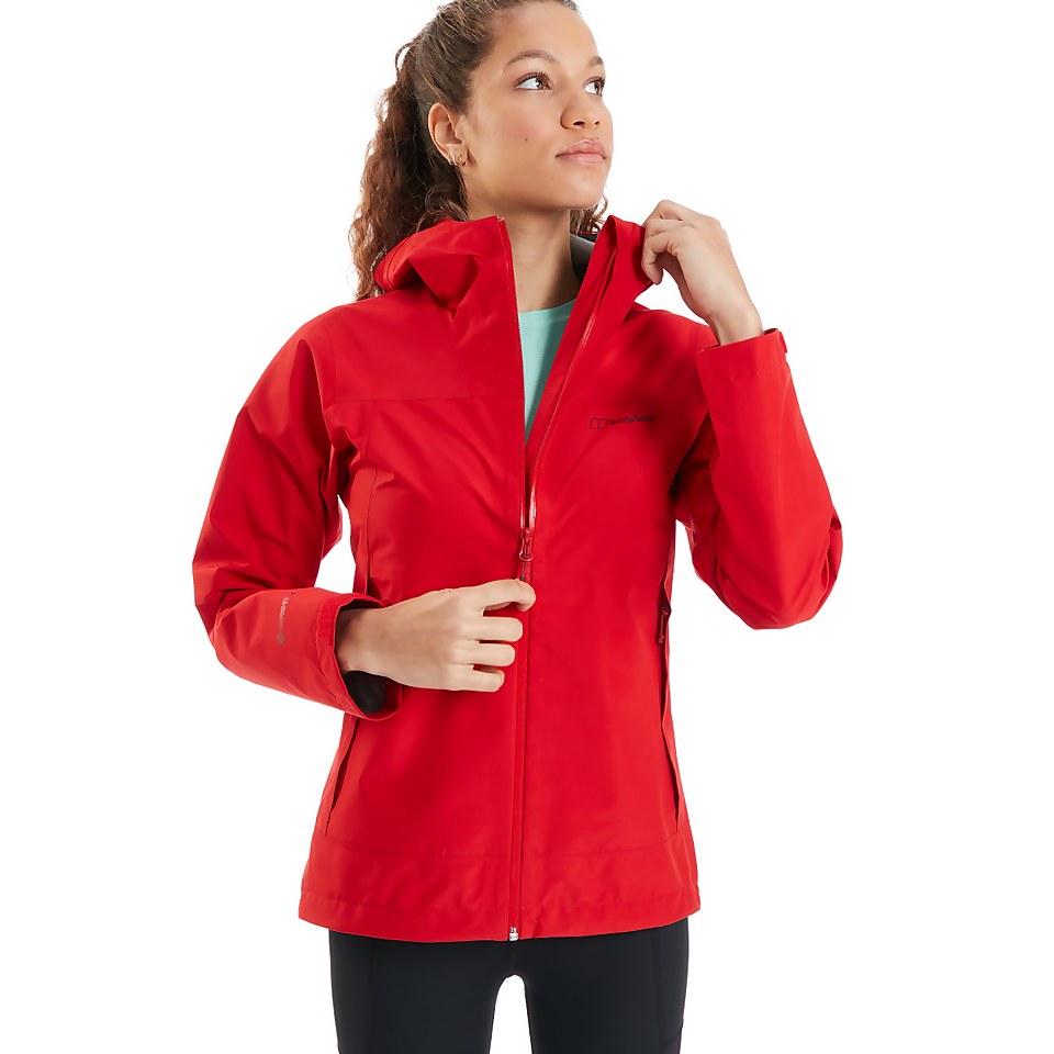 Women's Paclite Dynak Waterproof Jacket - Red