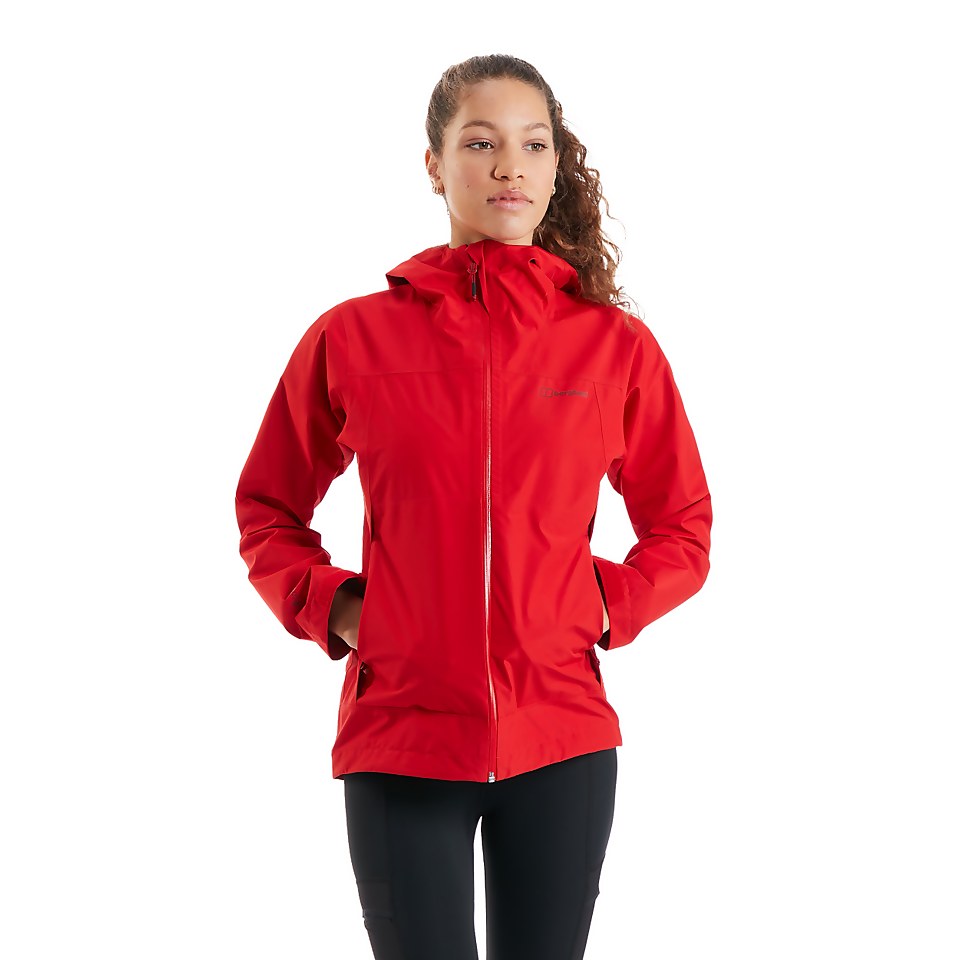 Women's Paclite Dynak Waterproof Jacket - Red