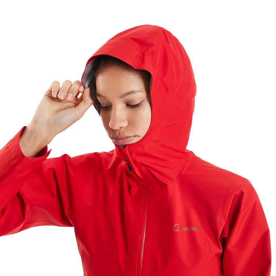Women's Paclite Dynak Waterproof Jacket - Red