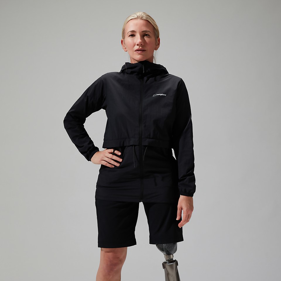 Women's Milham Windproof Jacket - Black