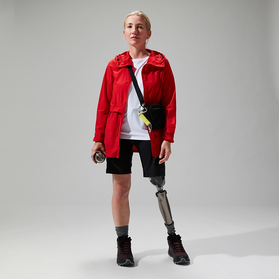 Women's Milham Windproof Jacket - Red