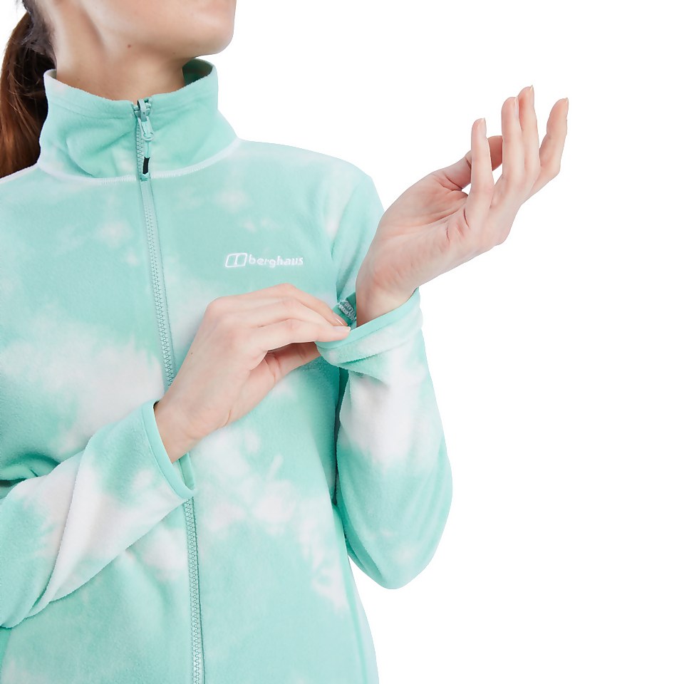 Women's Navala Fleece - Light Green / White