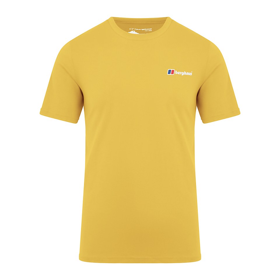 Men's Organic Classic Logo T-Shirt Yellow