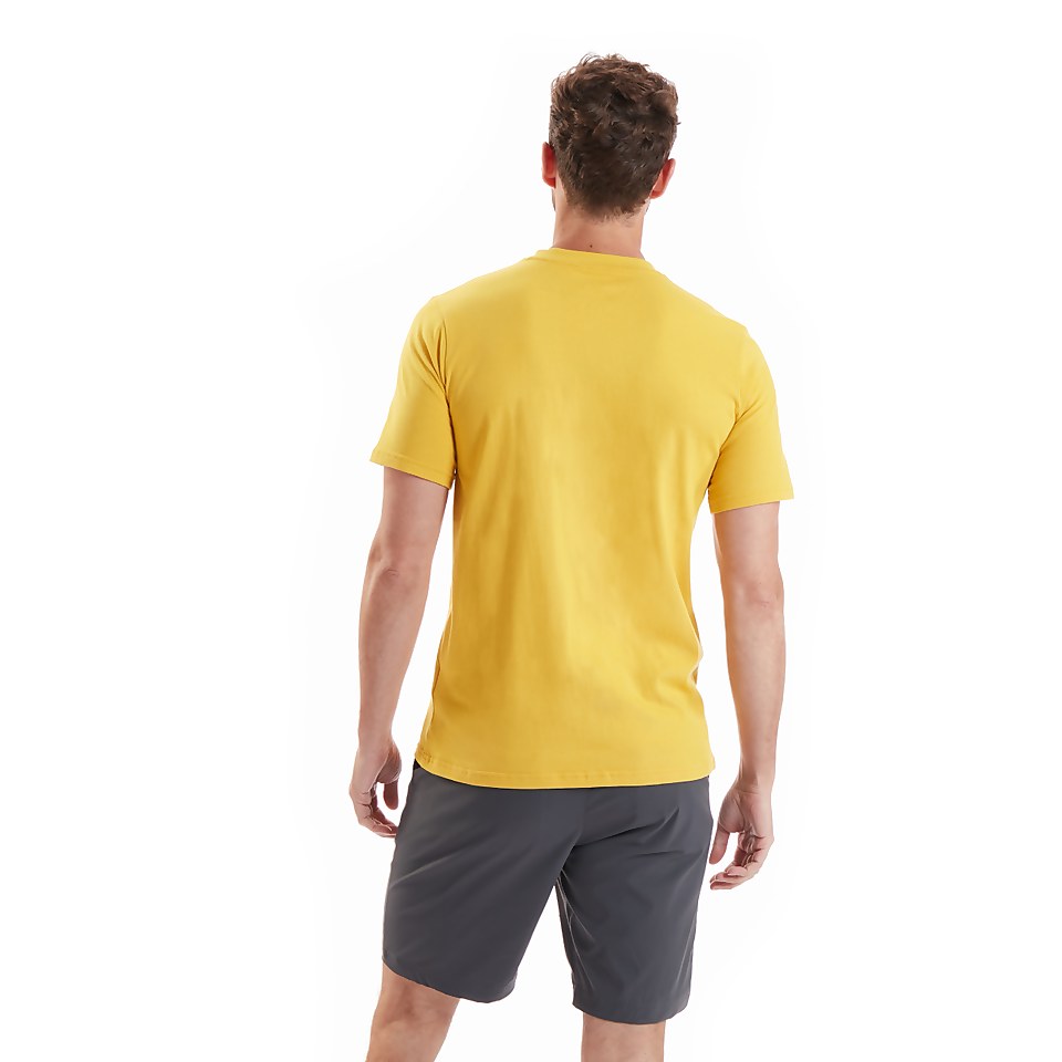 Men's Organic Classic Logo T-Shirt Yellow