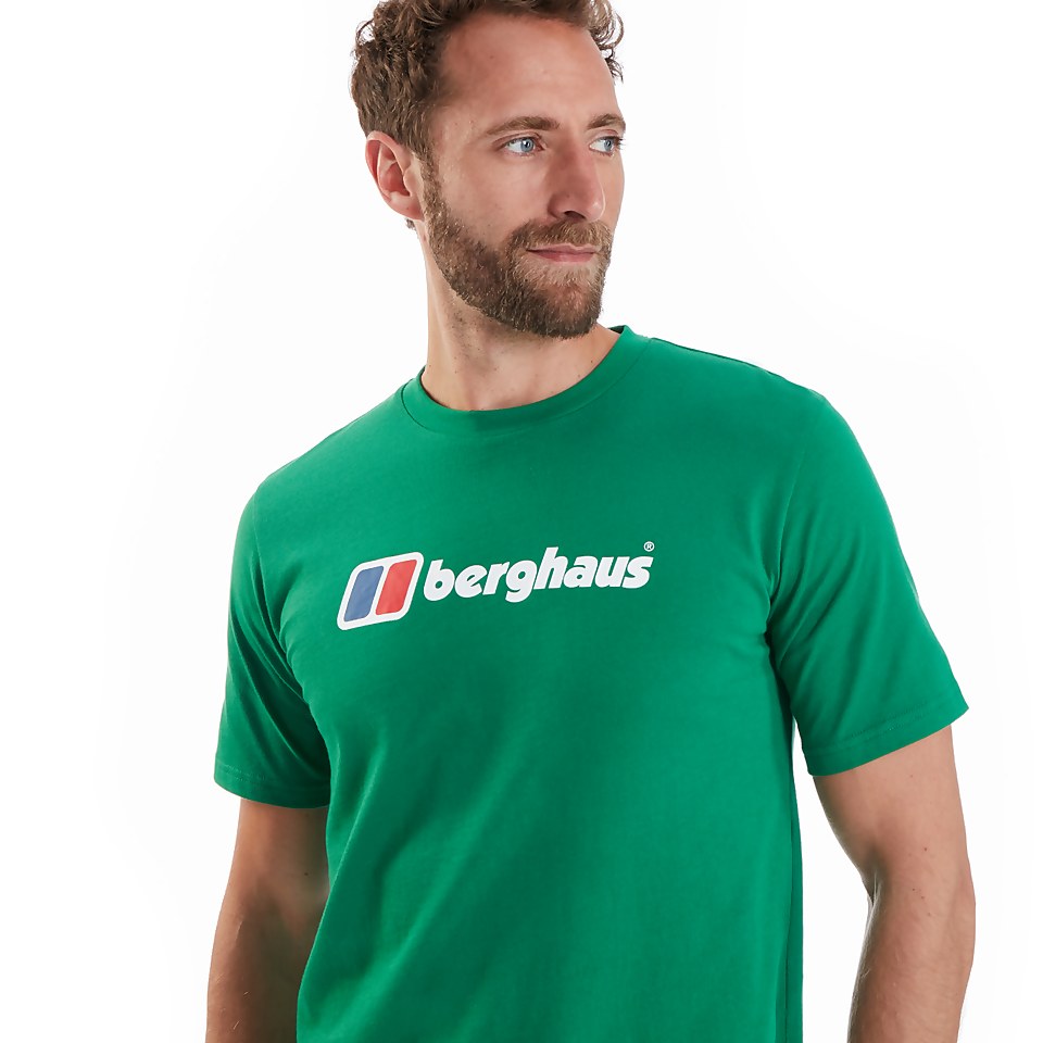 Men's Organic Big Classic Logo T-Shirt Green
