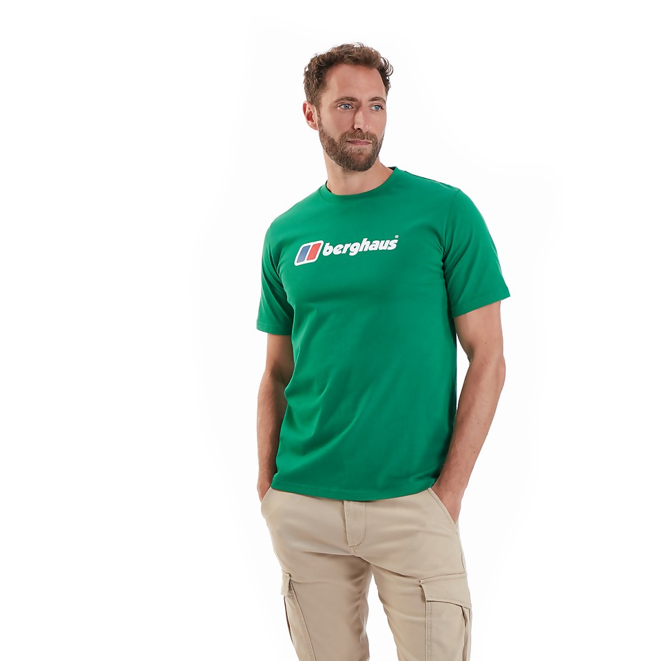 Men's Organic Big Classic Logo T-Shirt Green