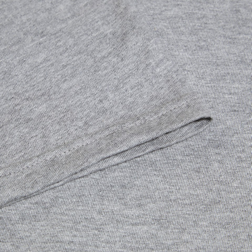 Men's Front & Back Logo Tee Dark Grey