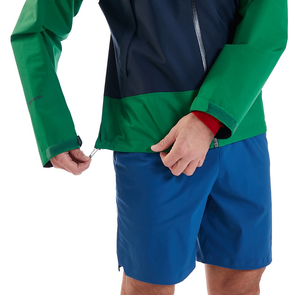 Men's Paclite Dynak Gore-Tex Waterproof Jacket - Green / Dark Blue