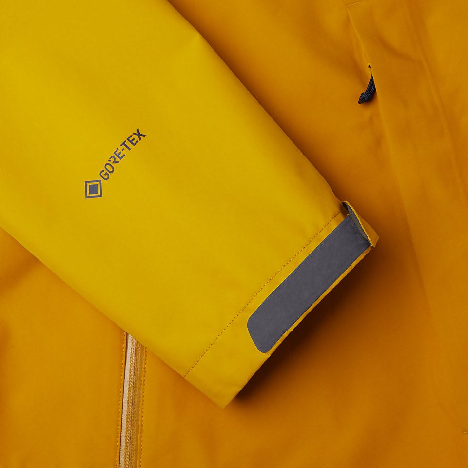 Men's Paclite Dynak Waterproof Jacket - Yellow / Brown