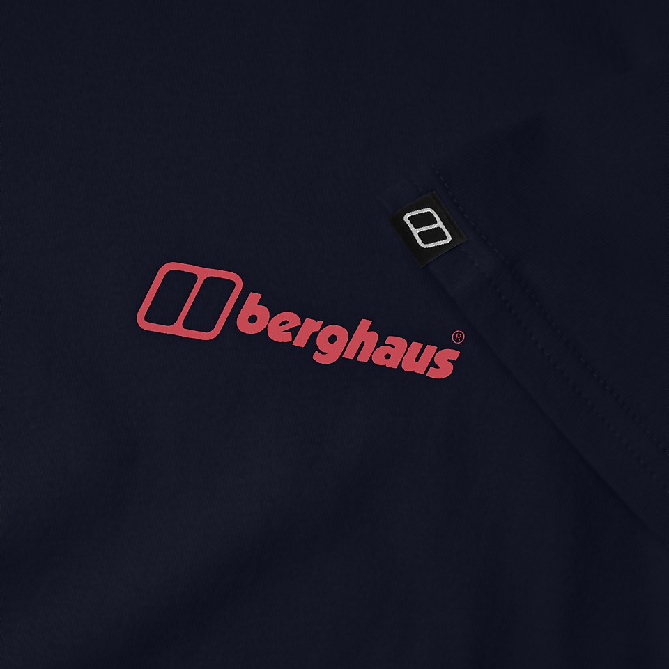Men's Organic Colour Logo T-Shirt Navy