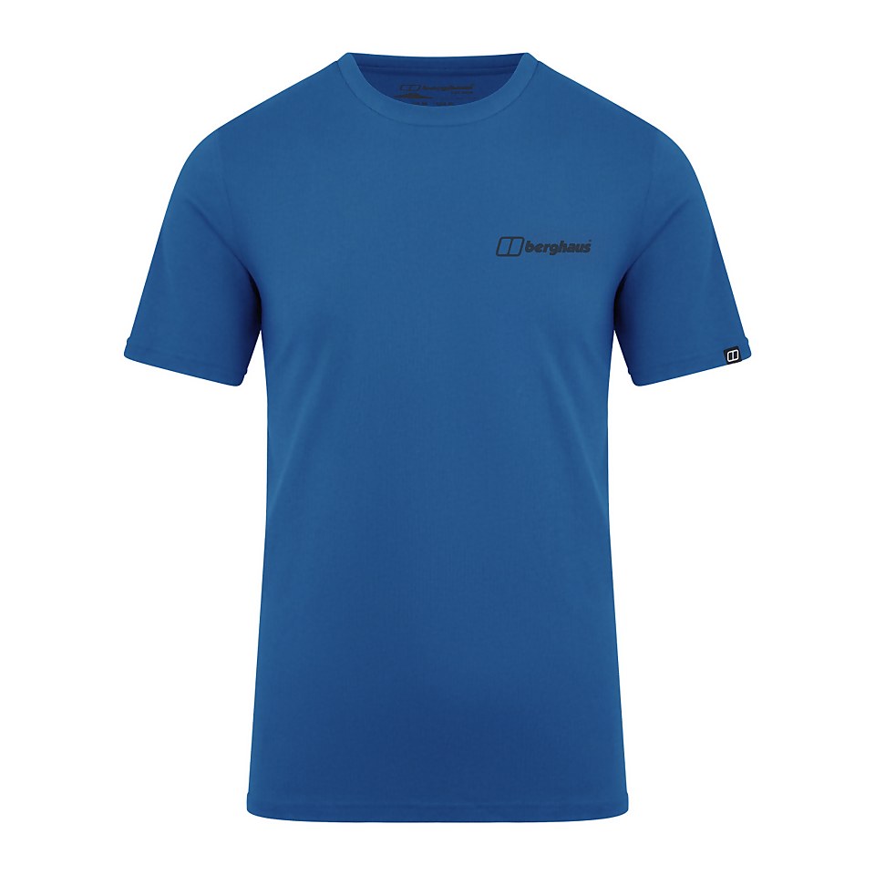 Men's Organic Colour Logo T-Shirt Blue