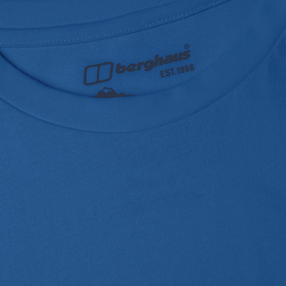 Men's Organic Colour Logo T-Shirt Blue
