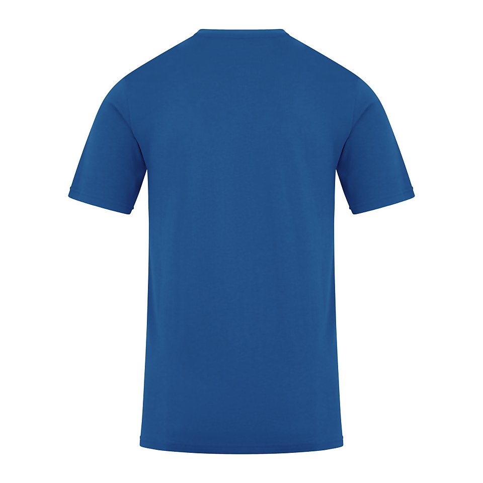 Men's Organic Colour Logo T-Shirt Blue