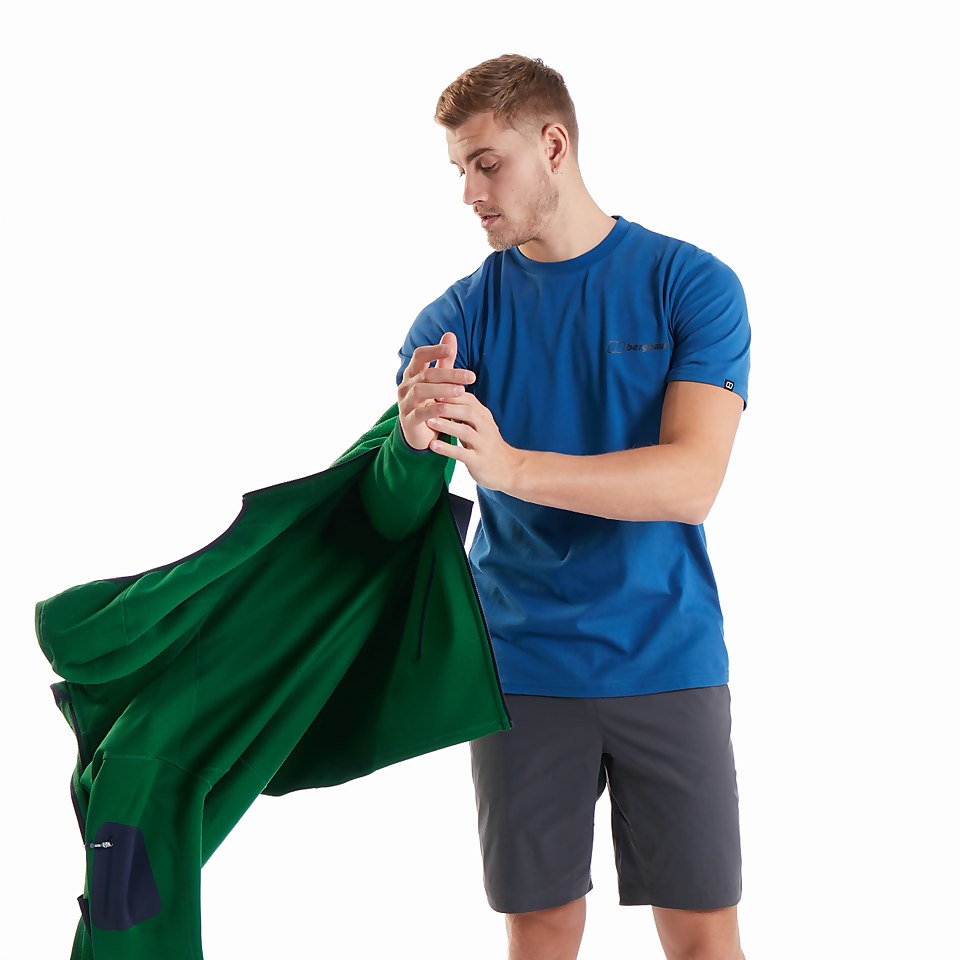 Men's Organic Colour Logo T-Shirt Blue