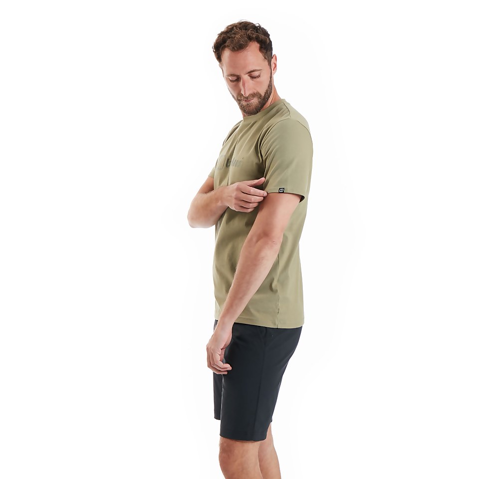 Organic Big Colour Logo T Shirt für Herren - Grün