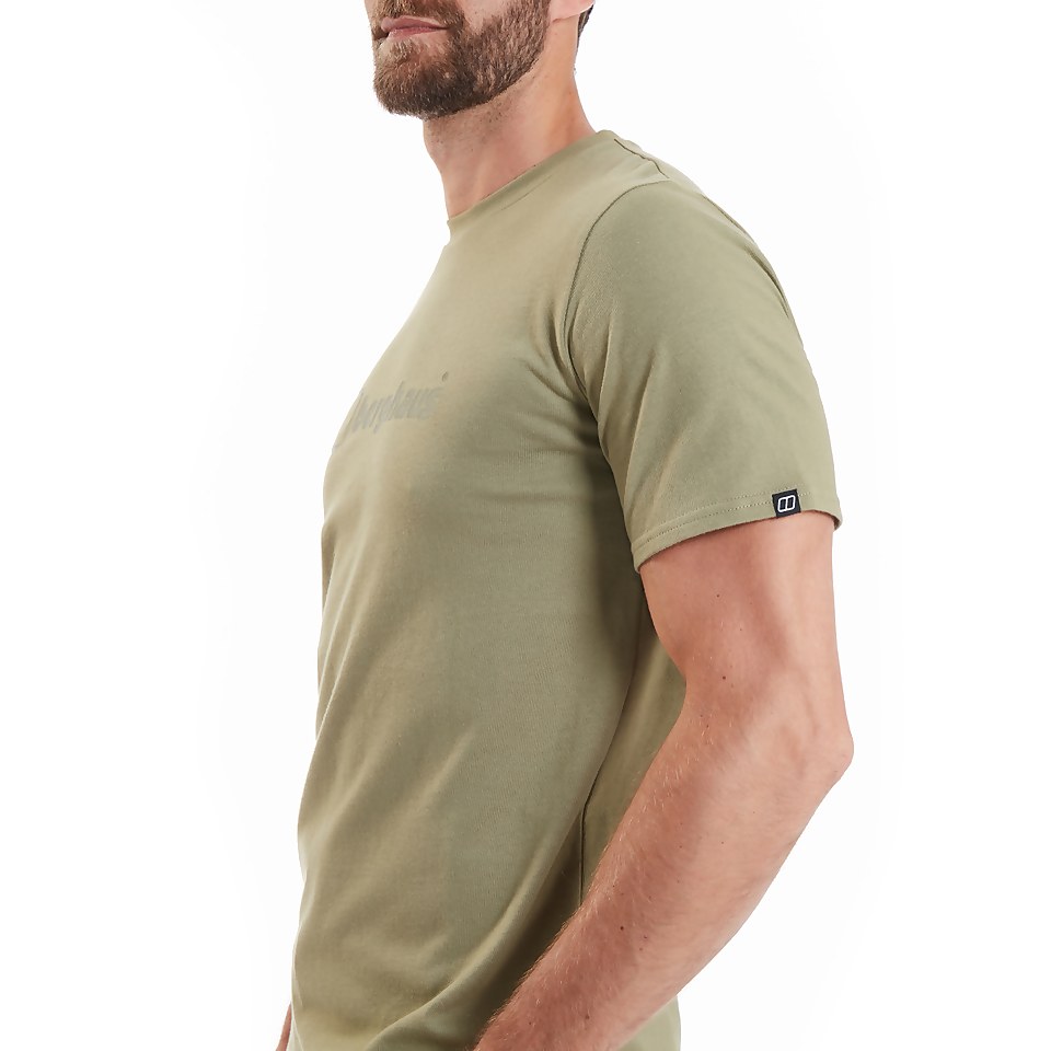 Organic Big Colour Logo T Shirt für Herren - Grün