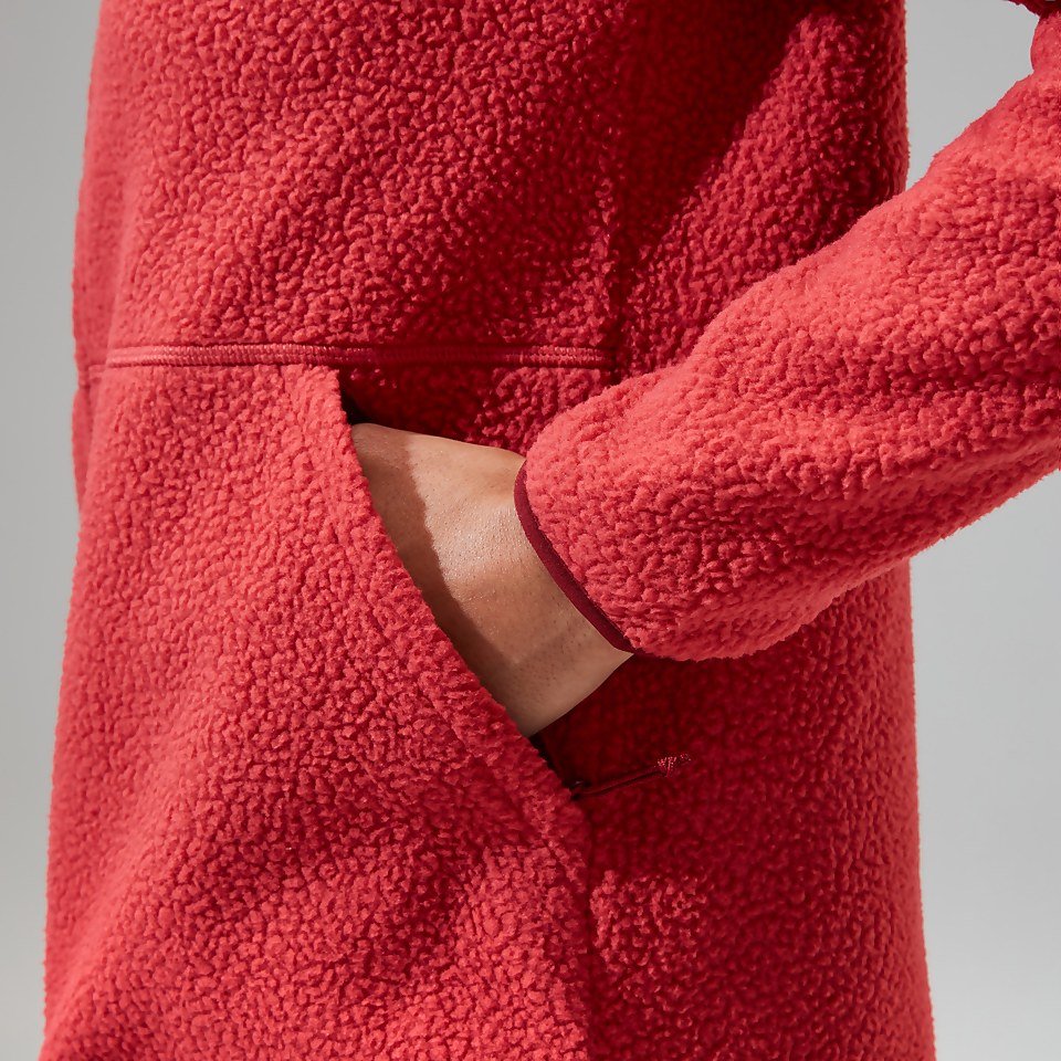 Women's Angram Fleece Jacket - Red