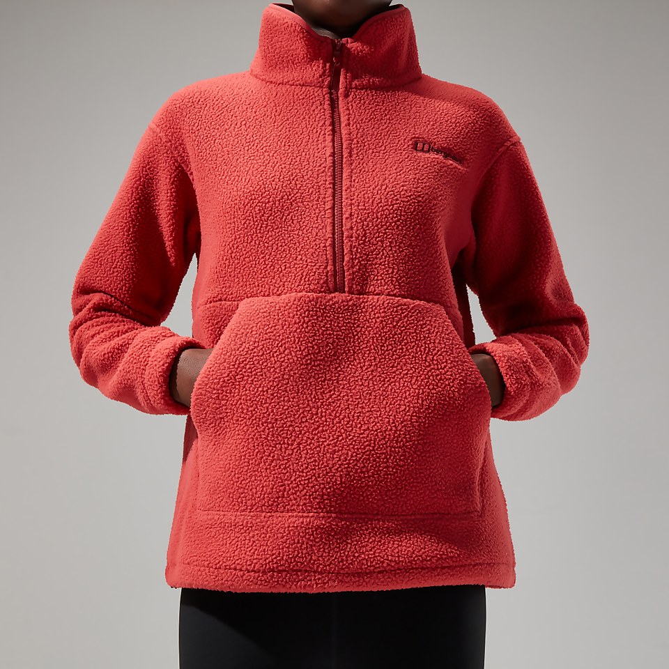 Women's Hawksker Half Zip - Red