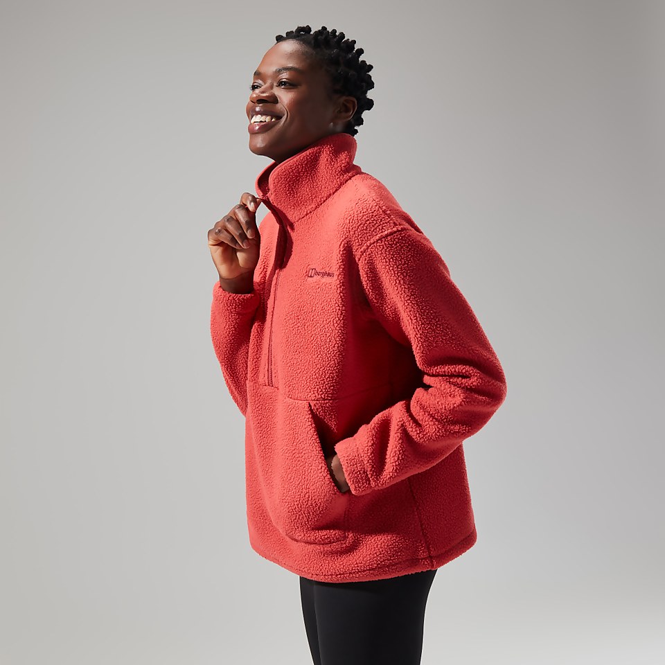 Women's Hawksker Half Zip - Red