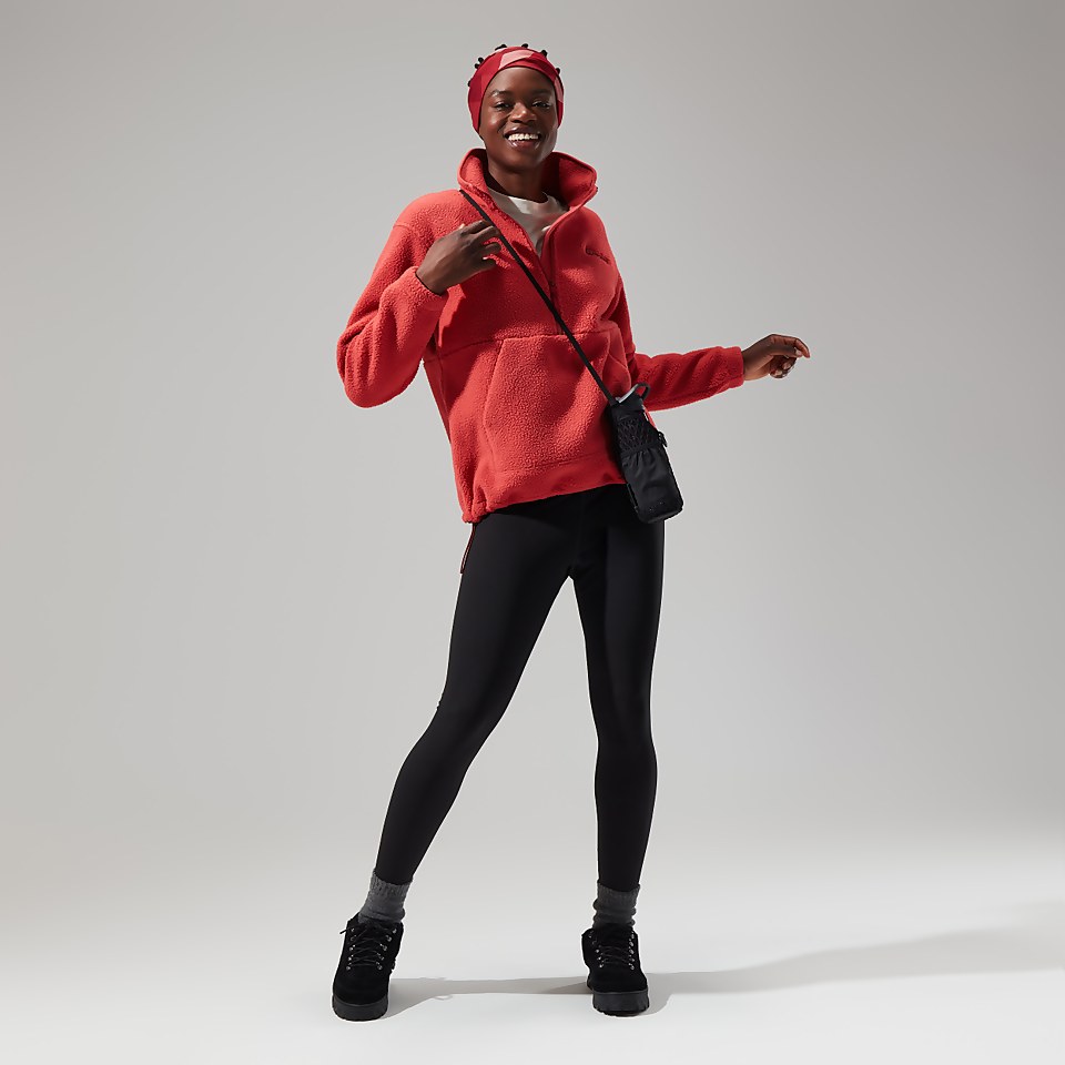 Women's Hawksker Half Zip - Red