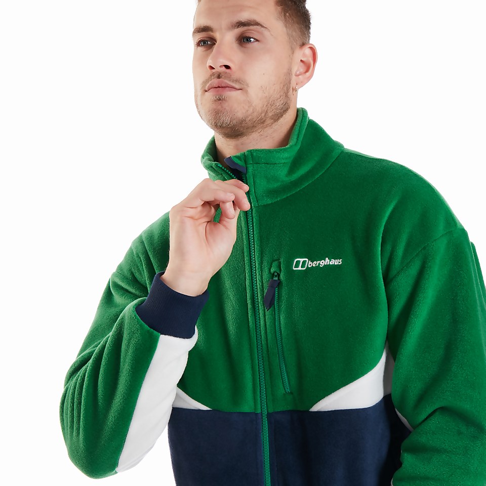 Men's Retrorise Fleece Jacket - Green / Blue
