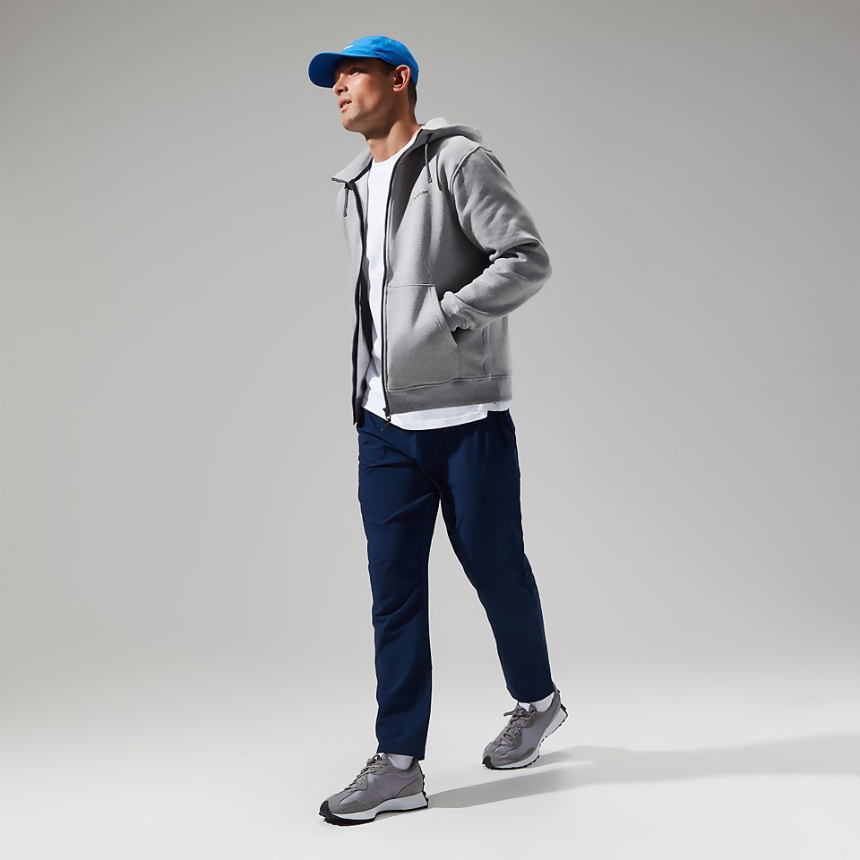 Logo Full Zip Hoodie für Herren - Dunkelgrau