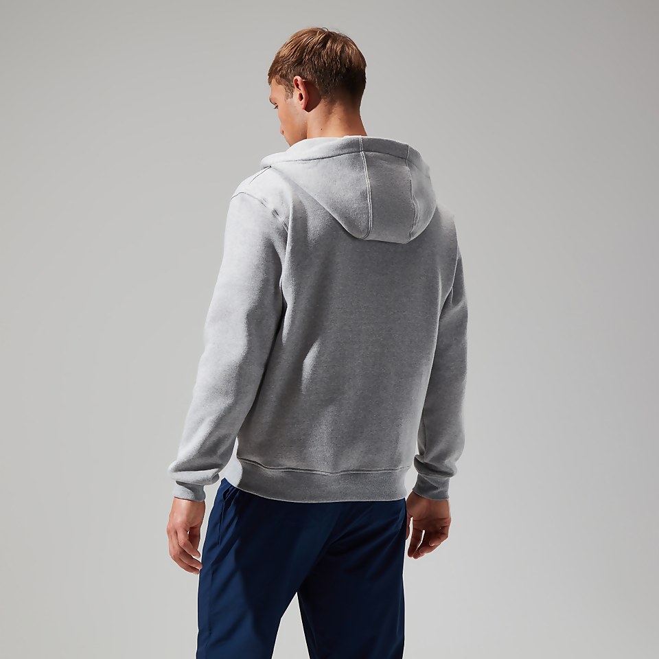 Logo Full Zip Hoodie für Herren - Dunkelgrau