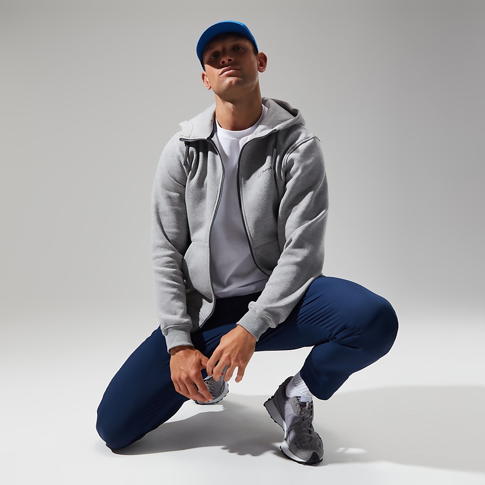 Logo Full Zip Hoodie für Herren - Dunkelgrau
