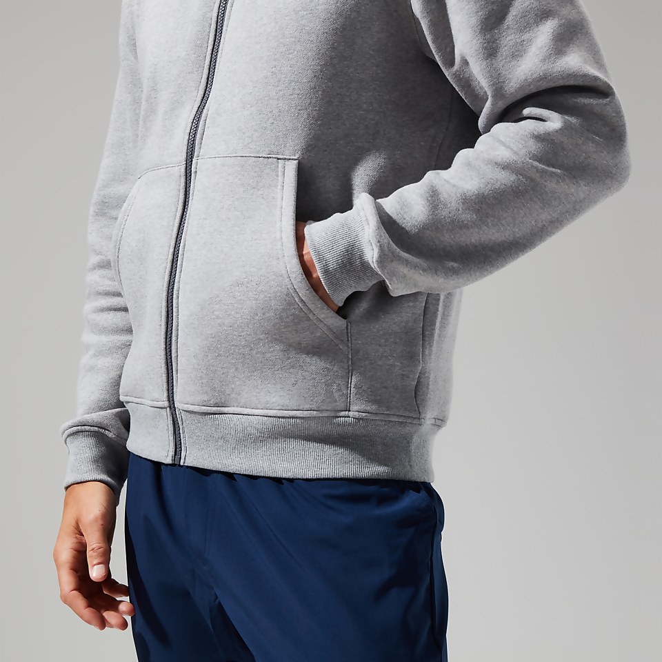 Logo Full Zip Hoodie für Herren - Dunkelgrau