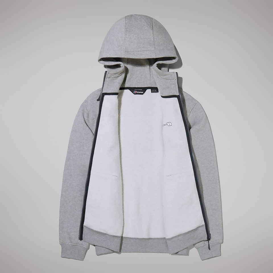 Logo Full Zip Hoodie für Herren - Dunkelgrau