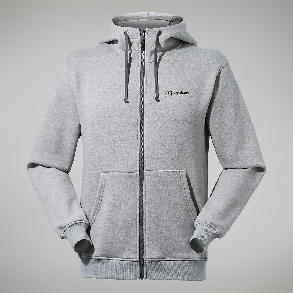 Logo Full Zip Hoodie für Herren - Dunkelgrau
