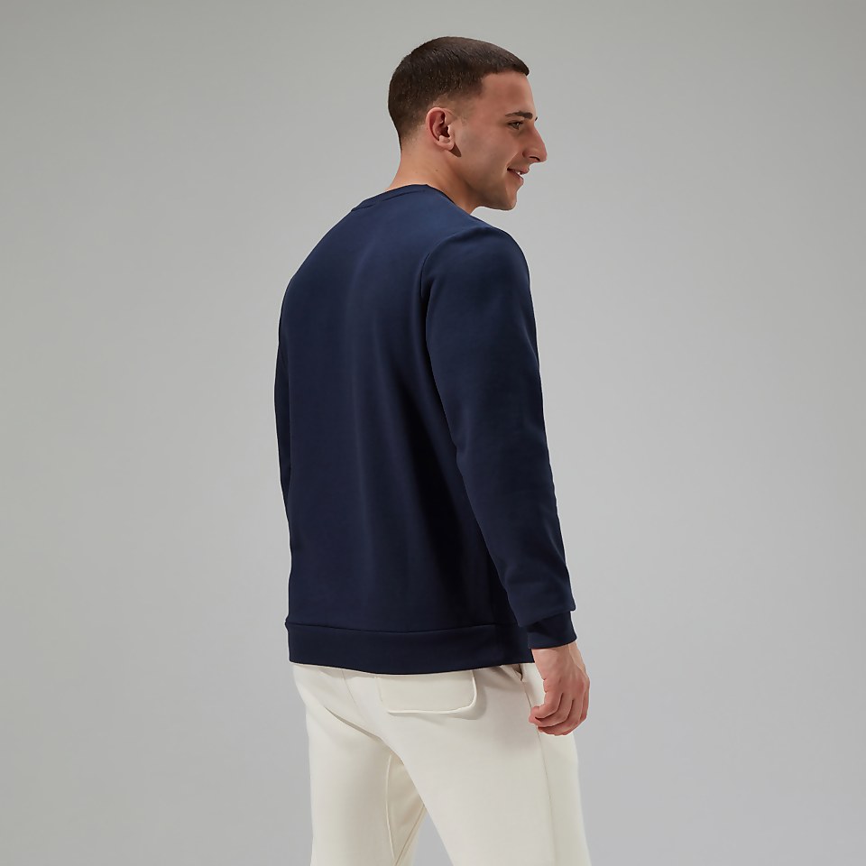 BERGHAUS LOGO FL CREW AM DKBLU/DKBLU