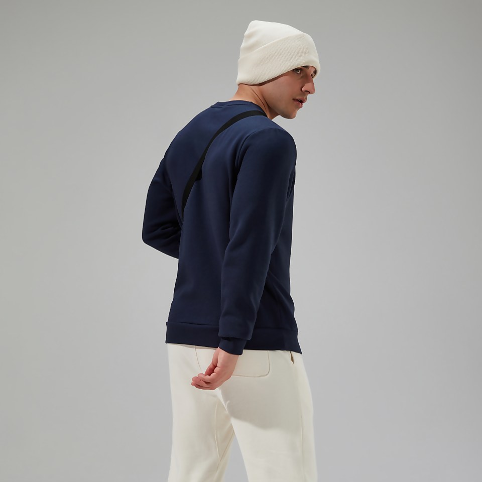BERGHAUS LOGO FL CREW AM DKBLU/DKBLU