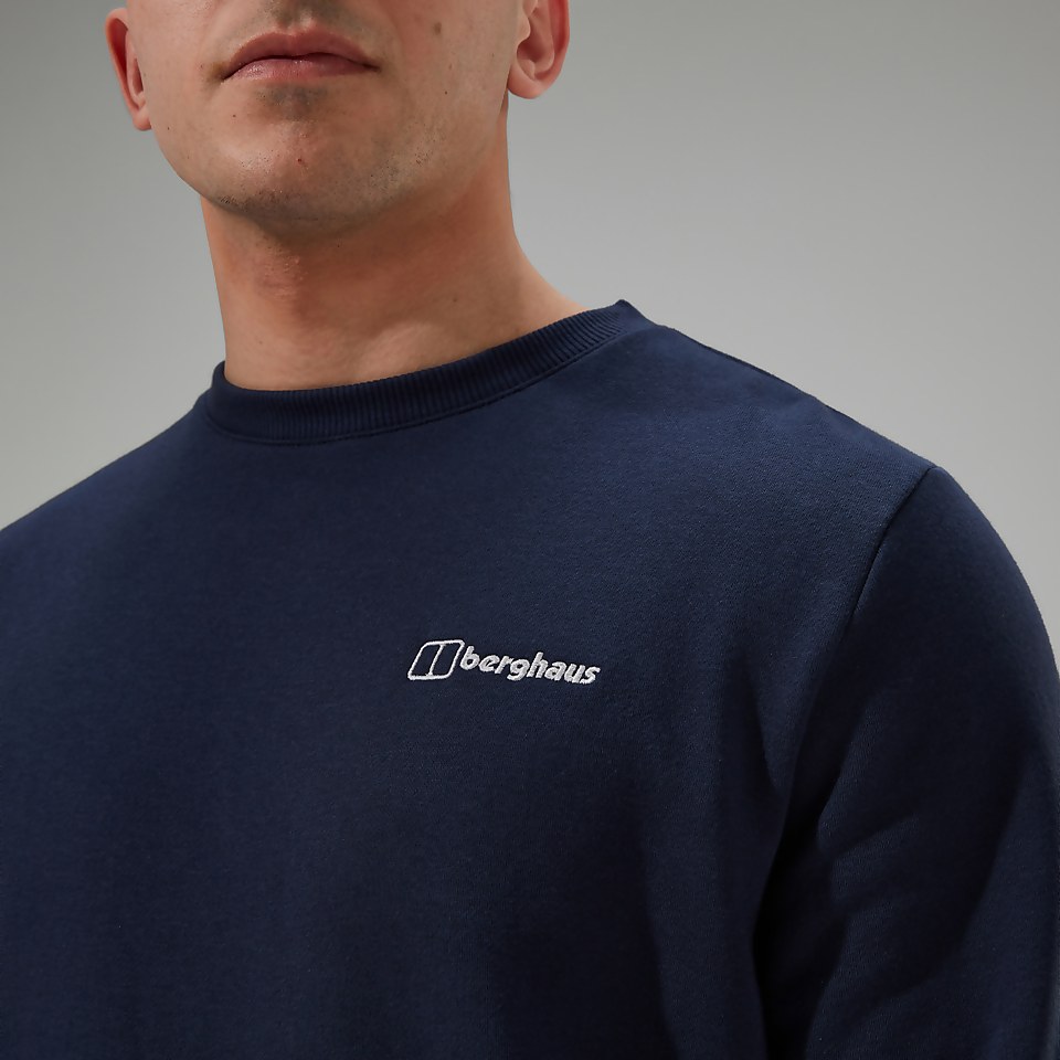 BERGHAUS LOGO FL CREW AM DKBLU/DKBLU