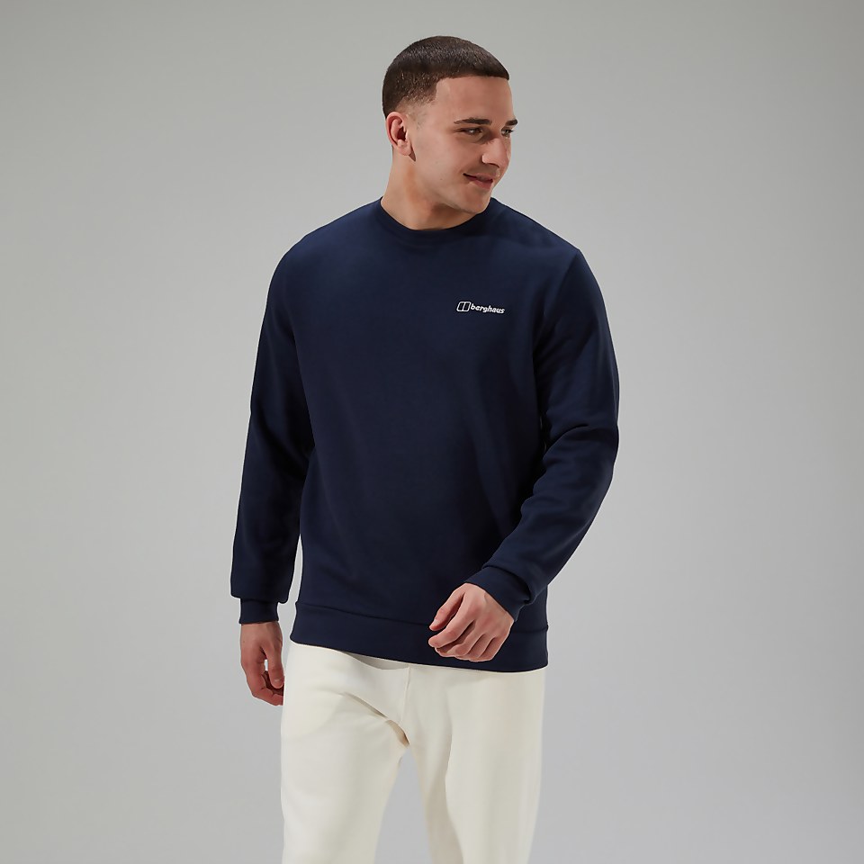 BERGHAUS LOGO FL CREW AM DKBLU/DKBLU