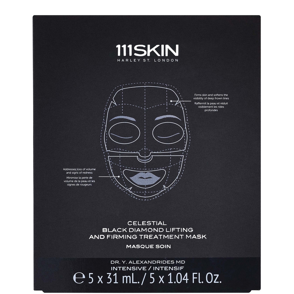 111SKIN Celestial Black Diamond Lifting and Firming Treatment Mask Box 155 ml