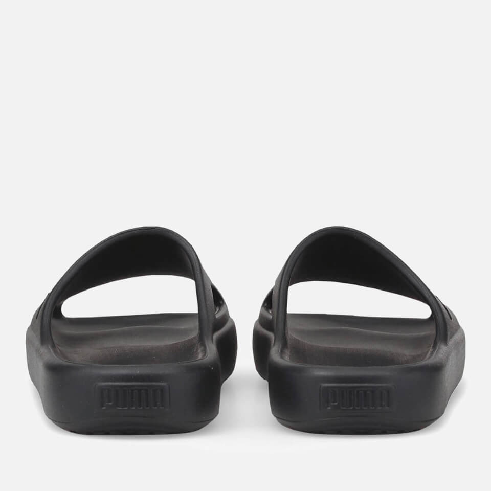 Metallic cheap puma slides