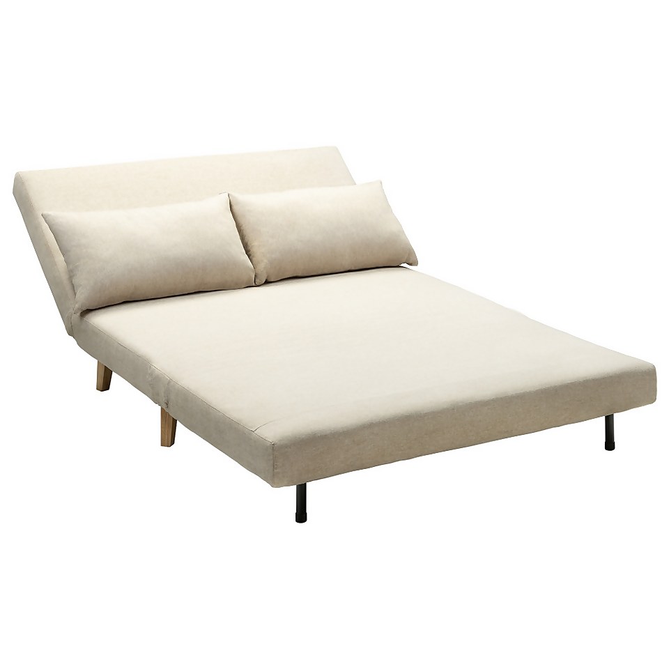 Freya Folding Sofa Bed Natural Homebase