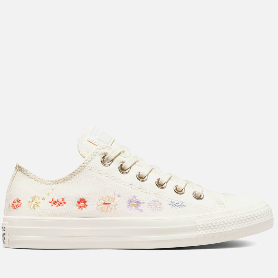 Converse Women's Chuck Taylor All Star Things To Grow Ox Trainers -  Egret/Multi/Black | FREE UK Delivery | Allsole