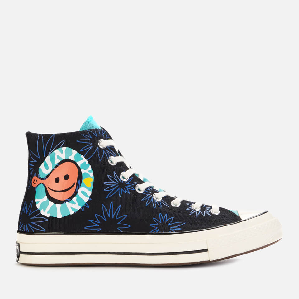 Converse Men's Chuck 70 Much Love Hi-Top Trainers - Black/Washed teal/Game Royal
