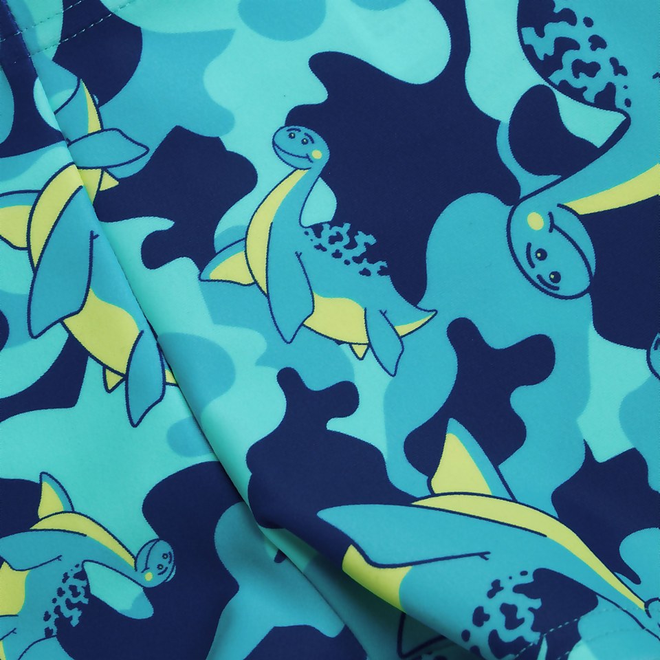 Kleinkind Jungen Sun Protection Top und Shorts in Blau