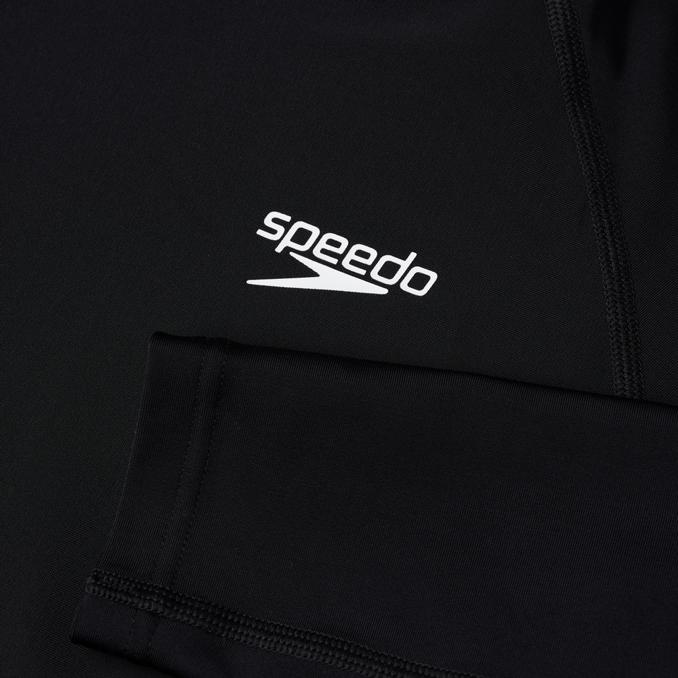 Men's Long Sleeved Sun Protection Top Black/White
