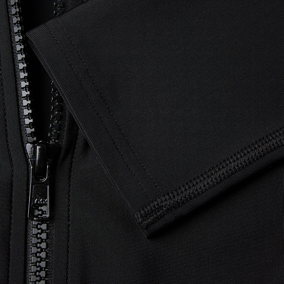 Women's Long Sleeved Zip Sun Protection Top Black