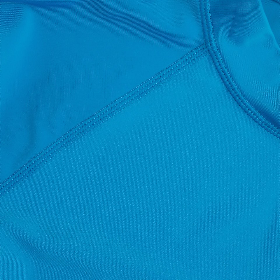 Kinder Boom Logo Rash Top in Blau/Weiß